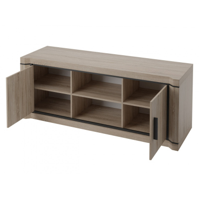 ARIKA TV-asztal - 137 cm, szarvasgomba tölgy