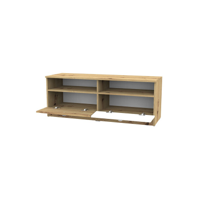 CHIMA TV-asztal - artisan tölgy / fehér