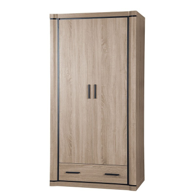 ARIKA polcos gardróbszekrény 97 cm - sonoma tölgy
