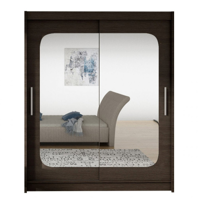 ELADIO 12 tükrös gardróbszekrény 150 cm LED világítással - sonoma tölgy