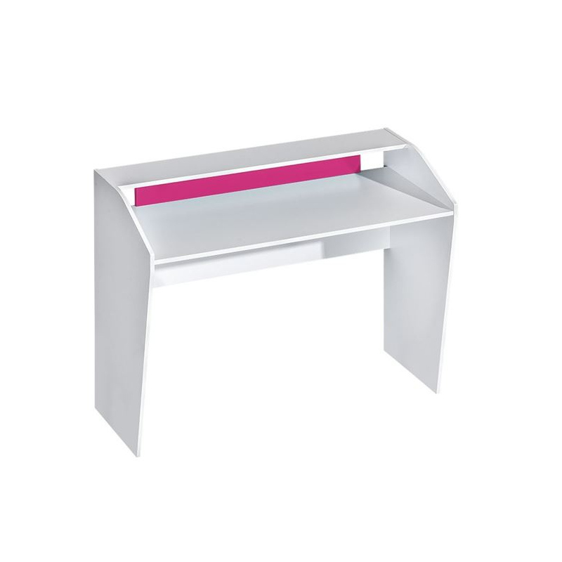 SINCE íróasztal - fehér / rózsaszín