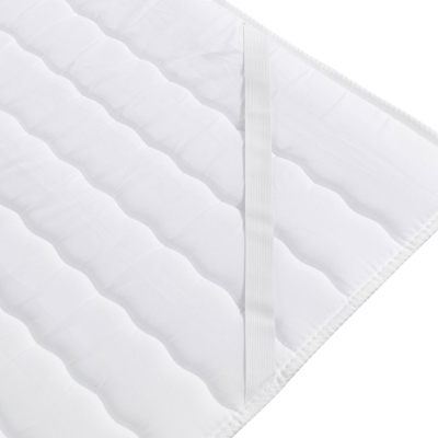 Boxspring franciaágy LED világítással 160x200 GALWAY - fekete ökobőr + INGYENES topper