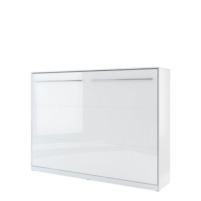 Vízszintes összecsukható franciaágy 140x200 CELENA 1 - fehér / fényes fehér