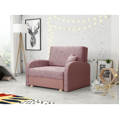 Kanapé fotel BELA SOFT 1 - rózsaszín