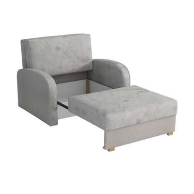BELA SOFT 1 kanapéágy - szürke