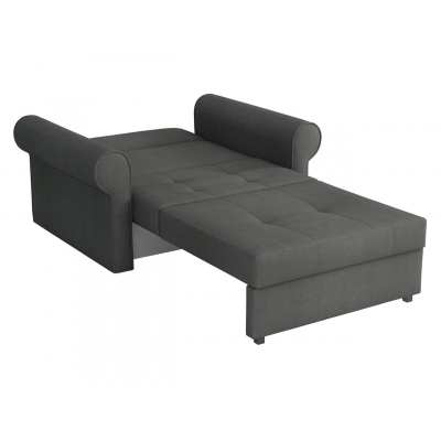 BELA SILVER 1 kinyitható fotel - fekete
