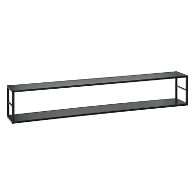 Nappali fal fém elemekkel RIONATA 1 - fehér / fekete