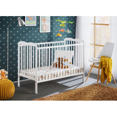 FINA gyerekágy matraccal - 60x120, fehér