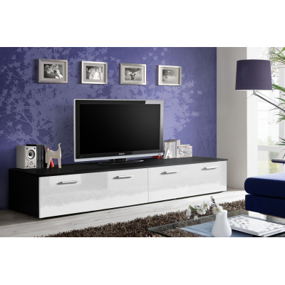 TV-állvány DAN - fekete / fehér
