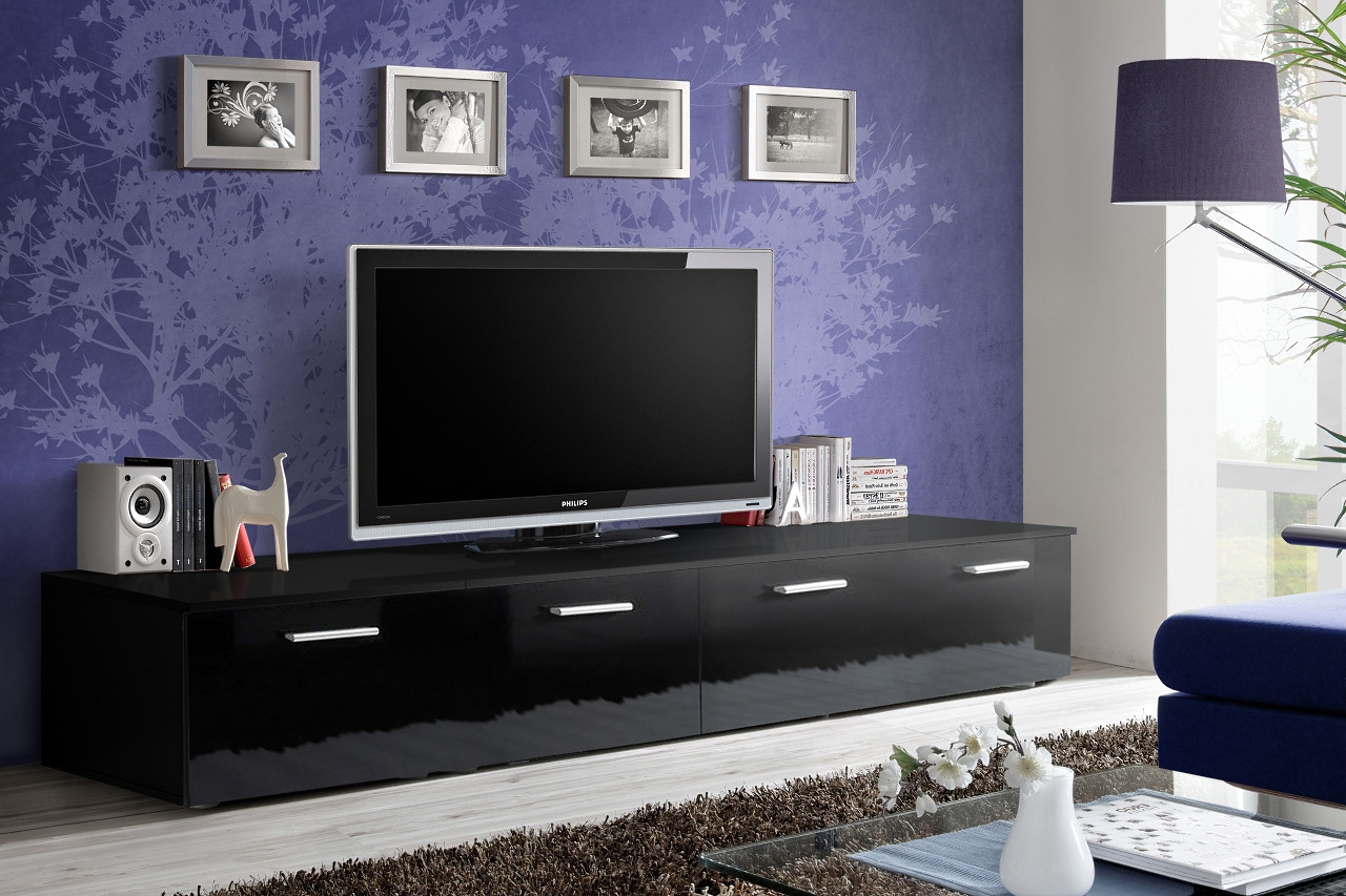 DAN TV-asztal, fekete