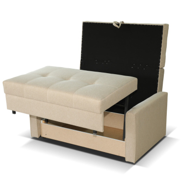BELA LUX 2 kinyitható kanapé - bézs