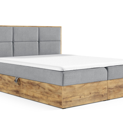 CHANTELLE 2 boxspring ágy - 180x200, barna + INGYENES topper