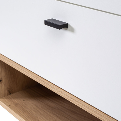 BEND fürdőszoba szett - fekete / artisan tölgy + INGYENES Platinum csaptelep