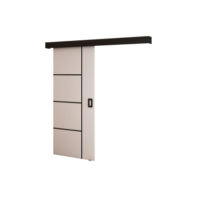 BORISA tolóajtó - 90 cm, fehér