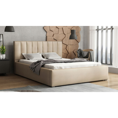 Franciaágy léces kerettel 180x200 TARNEWITZ 2 - bézs