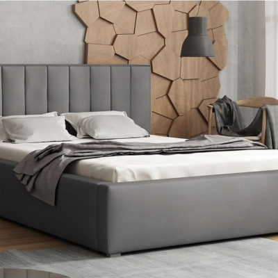 Franciaágy léces kerettel 160x200 TARNEWITZ 2 - szürke 2