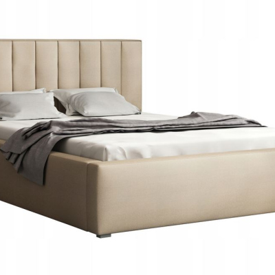 Franciaágy léces kerettel 160x200 TARNEWITZ 2 - fekete