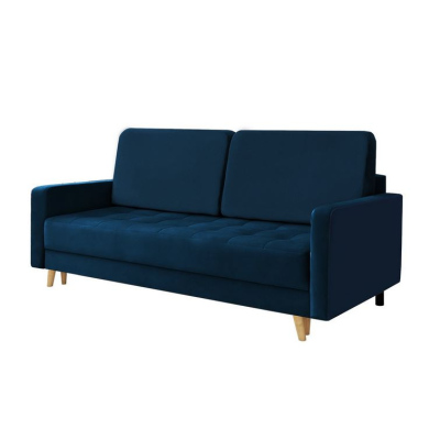 TRIEBES kanapé tárolóhellyel - kék