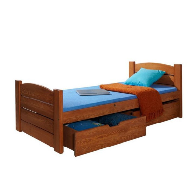 Egyszemélyes ágy 80x180 BRILON - éger