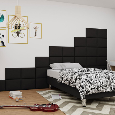 PAG kárpitozott fali panel 40x30 - fekete