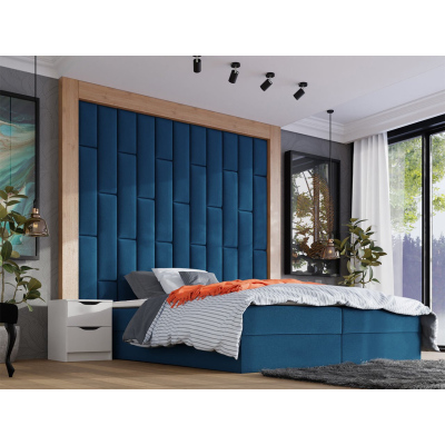 PAG kárpitozott fali panel 80x20 - kék
