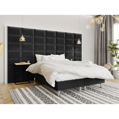 PAG kárpitozott fali panel 50x30 - fekete 