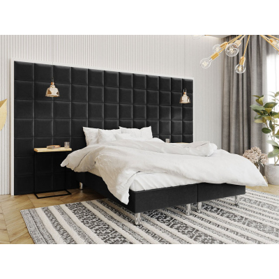 PAG kárpitozott fali panel 30x30 - fekete