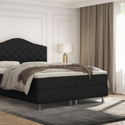 LADY elegáns ágy - 140x200, fekete