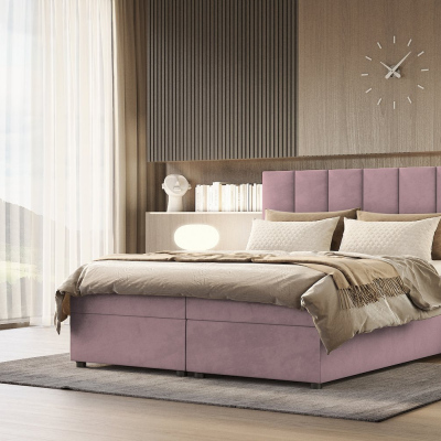 DELTA hotel ágy - 200x200, rózsaszín