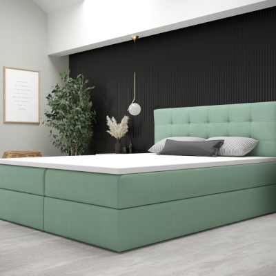 STIG 5 modern ágy tárolóhellyel 180x200 - zöld