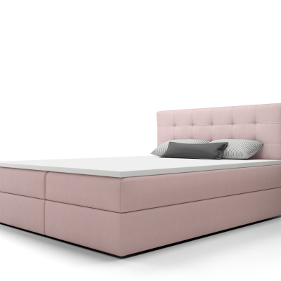 STIG 5 modern ágy tárolóhellyel 160x200 - rózsaszín