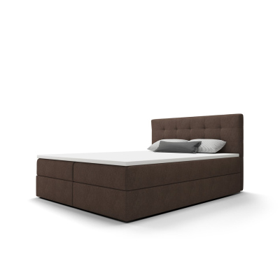 STIG 5 modern ágy tárolóhellyel 140x200 - barna