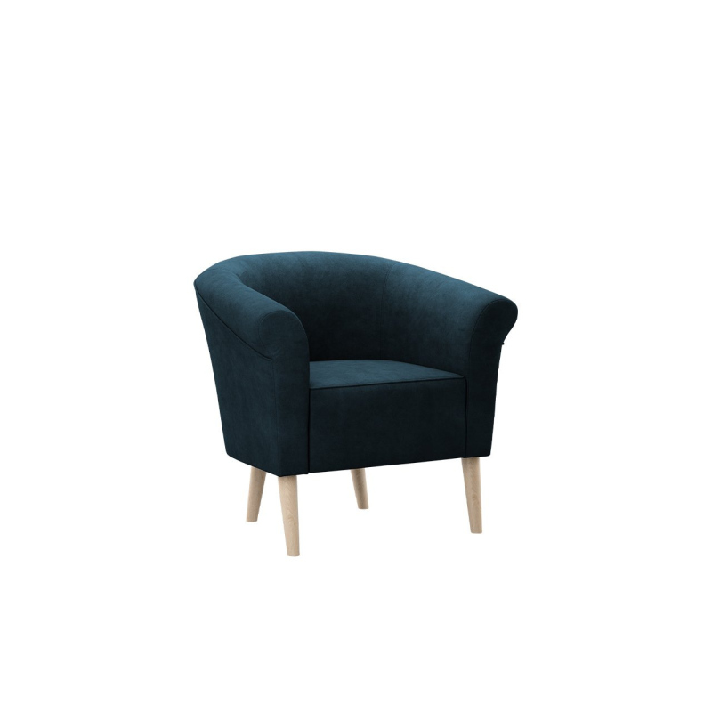 SILDA skandináv stílusú fotel - kék