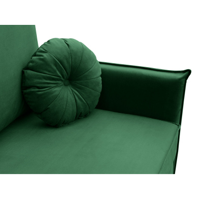 SINETO modern kétszemélyes kanapé mindennapi alváshoz - sárga