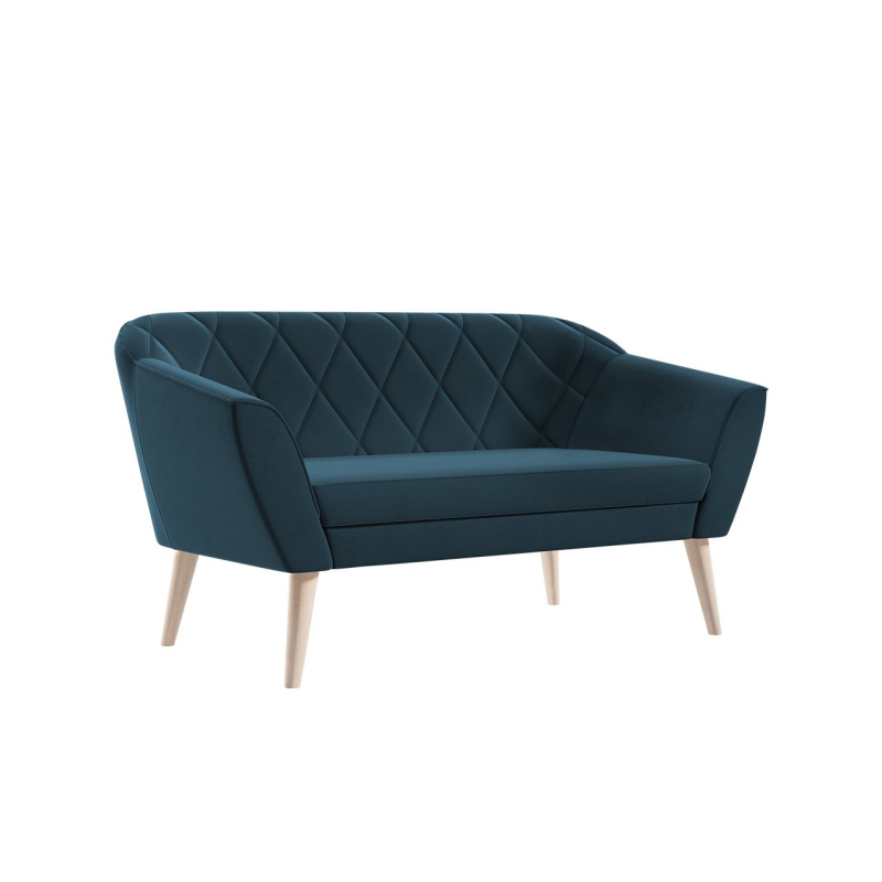 SPILDRA kétszemélyes skandináv kanapé - kék