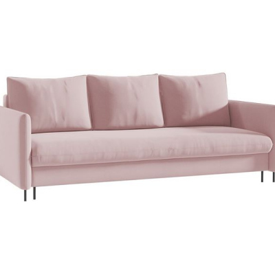 SKORPA háromszemélyes kanapé a mindennapi alváshoz - rózsaszín