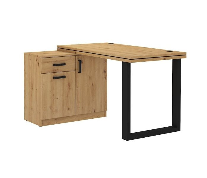 MABAKA 2 íróasztal szekrénnyel - artisan tölgy