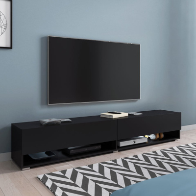 WILLA A TV-asztal 180 cm - fekete