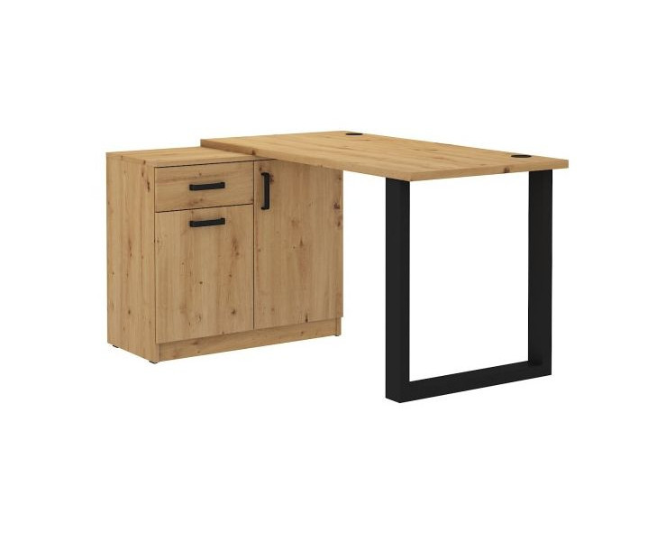 MABAKA 1 íróasztal szekrénnyel - artisan tölgy