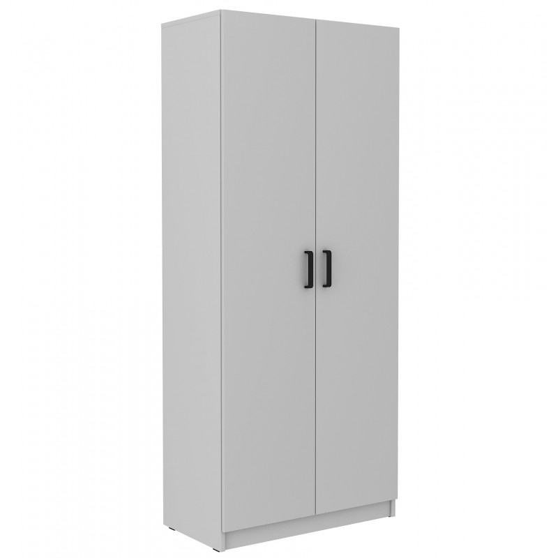 MABAKA polcos szekrény - szélesség 80 cm, szürke