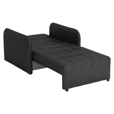 ASUKA kinyitható fotel mindennapi alváshoz - sötétszürke