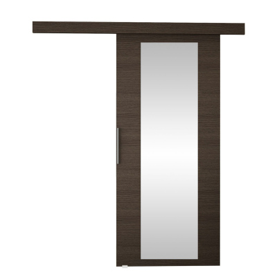 MIRAN 4 tolóajtó tükörrel - 70 cm, fehér