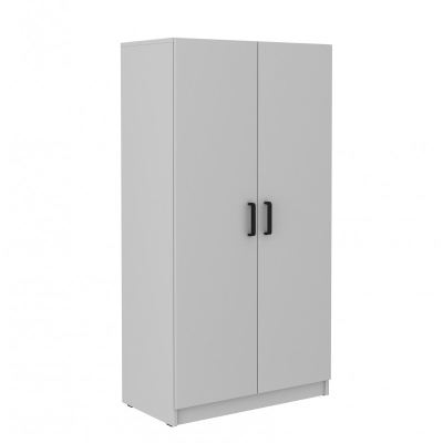 Kétajtós MABAKA szekrény - szélesség 80 cm, szürke