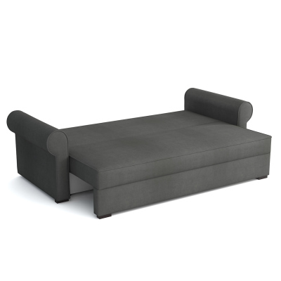 MECOCAL háromszemélyes kanapé mindennapi alváshoz - szürke