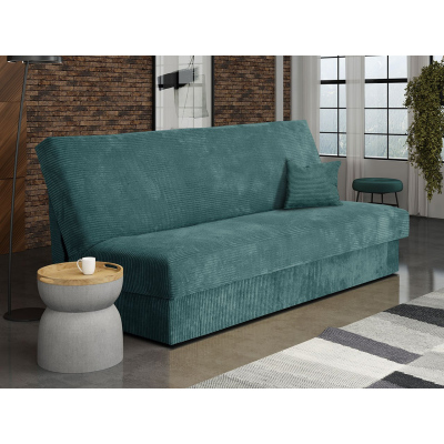 OROPE kihúzható kanapé a mindennapi alváshoz - türkiz
