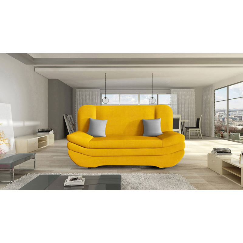 OMAHA kinyitható kanapé mindennapi alváshoz - sárga