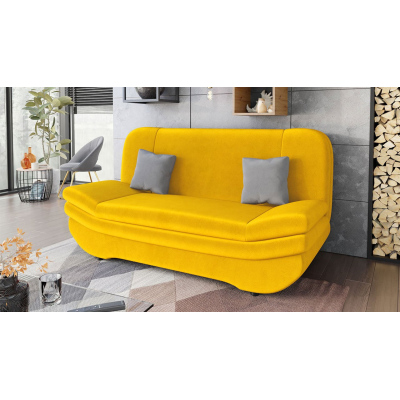 OMAHA kinyitható kanapé mindennapi alváshoz - sárga