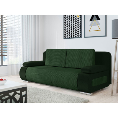 LENKE kinyitható kanapé - sötétzöld / zöld
