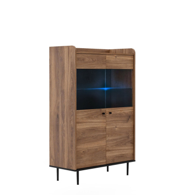 MARIKO 2 kék LED világítású vitrinek - brandy castello