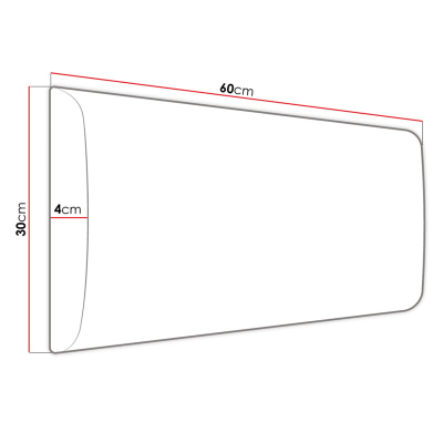 Kárpitozott egyszemélyes ágy 80x200 NECHLIN 2 - kék + 60x30 cm-es panelek INGYEN